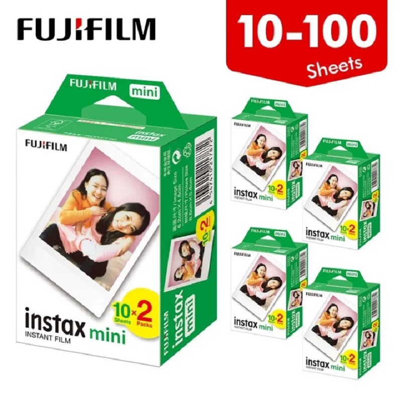 Instant Film Pack - Fujifilm Instax Mini Film tepi putih