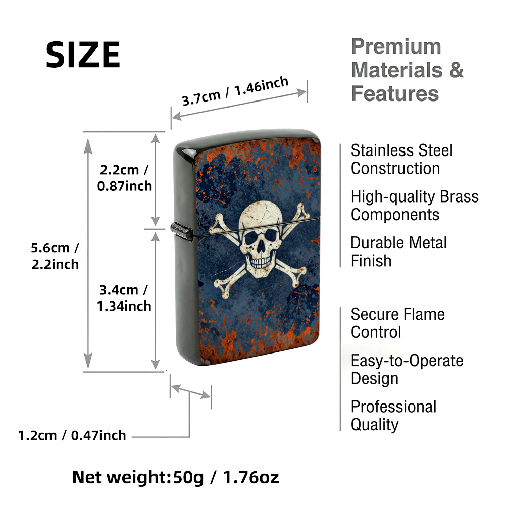 Pemantik Api Flip Top Motif Te - Vintage Collectible Lighters ulasan dan harga