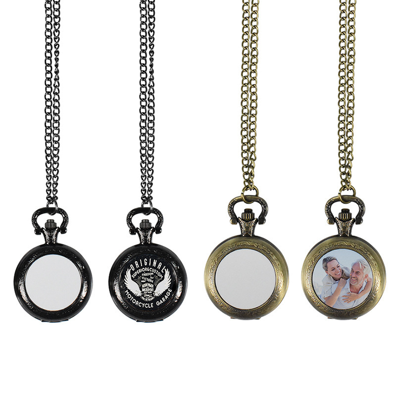 Kalung Liontin Jam Saku Logam  - Vintage Collector ulasan dan harga