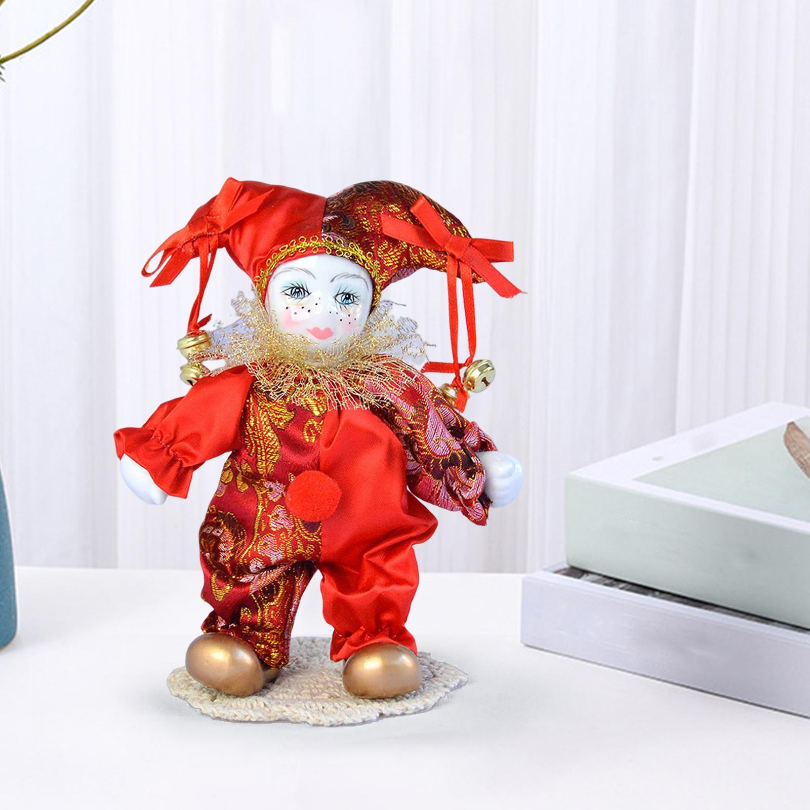 Boneka Harlequin Vintage, bone - Vintage Collectible Porcelain Dolls ulasan dan harga