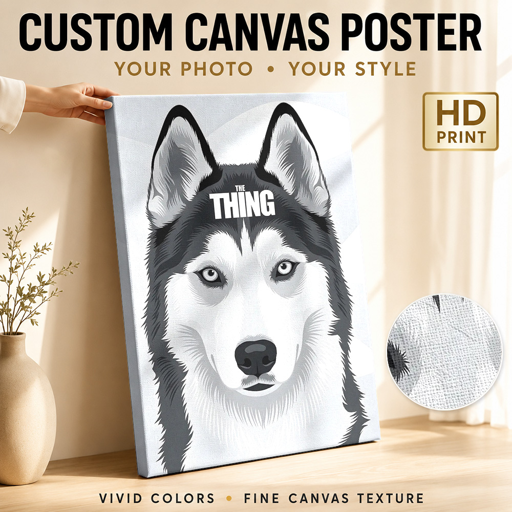 Poster Kanvas Film The Thing H - Collectible Vintage Photos ulasan dan harga