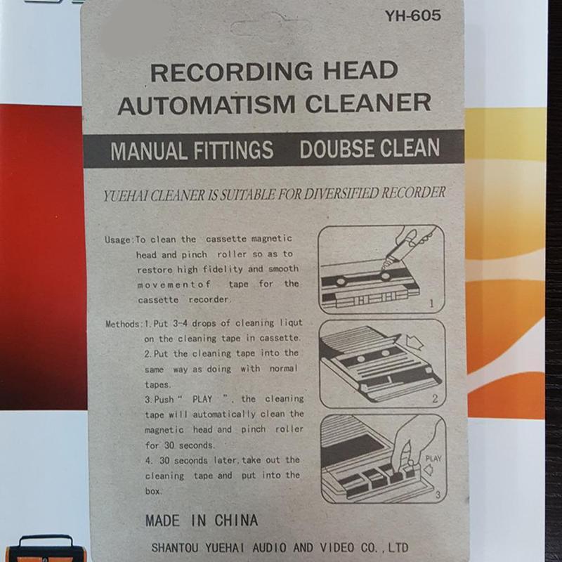 Pembersih Tape Baru, Pembersih - Cassette Tape Head ulasan dan harga