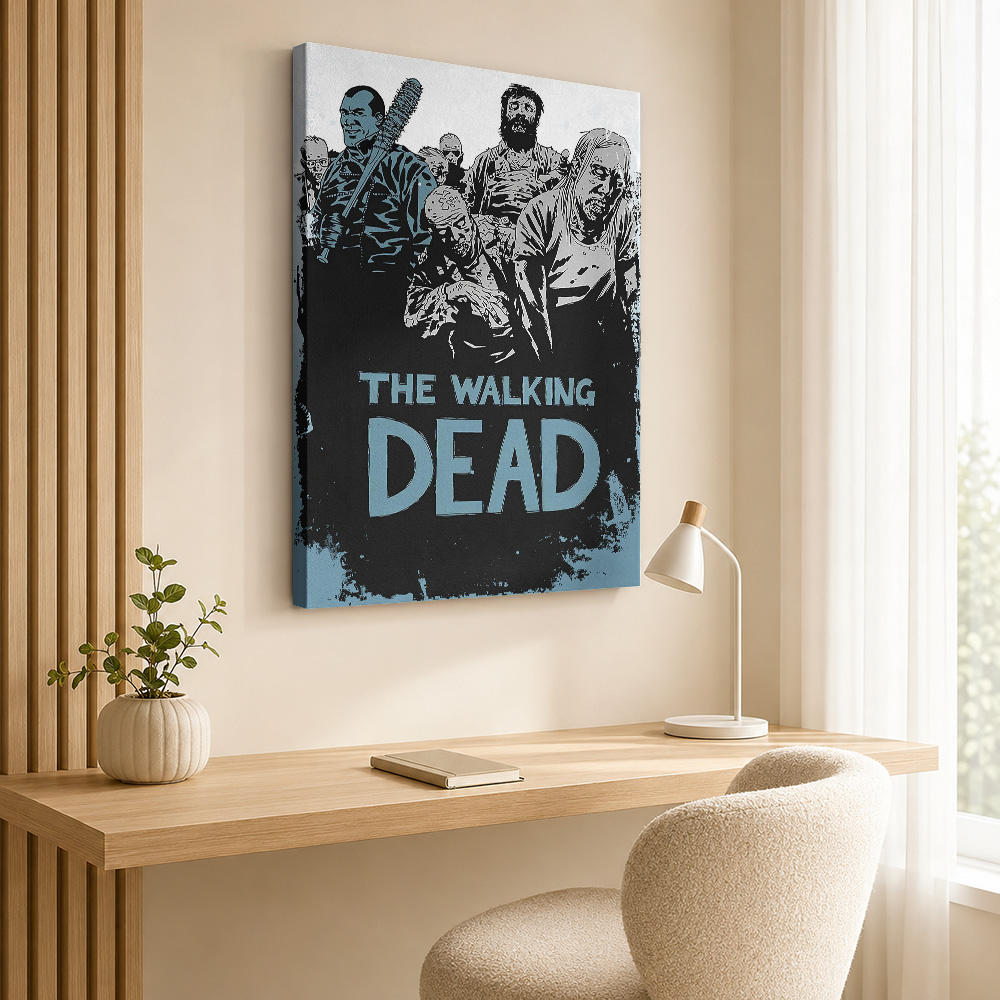 Poster Kanvas The Walking Dead - Collectible Vintage Photos ulasan dan harga