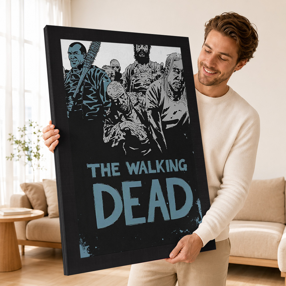 Poster Kanvas The Walking Dead - Collectible Vintage Photos ulasan dan harga