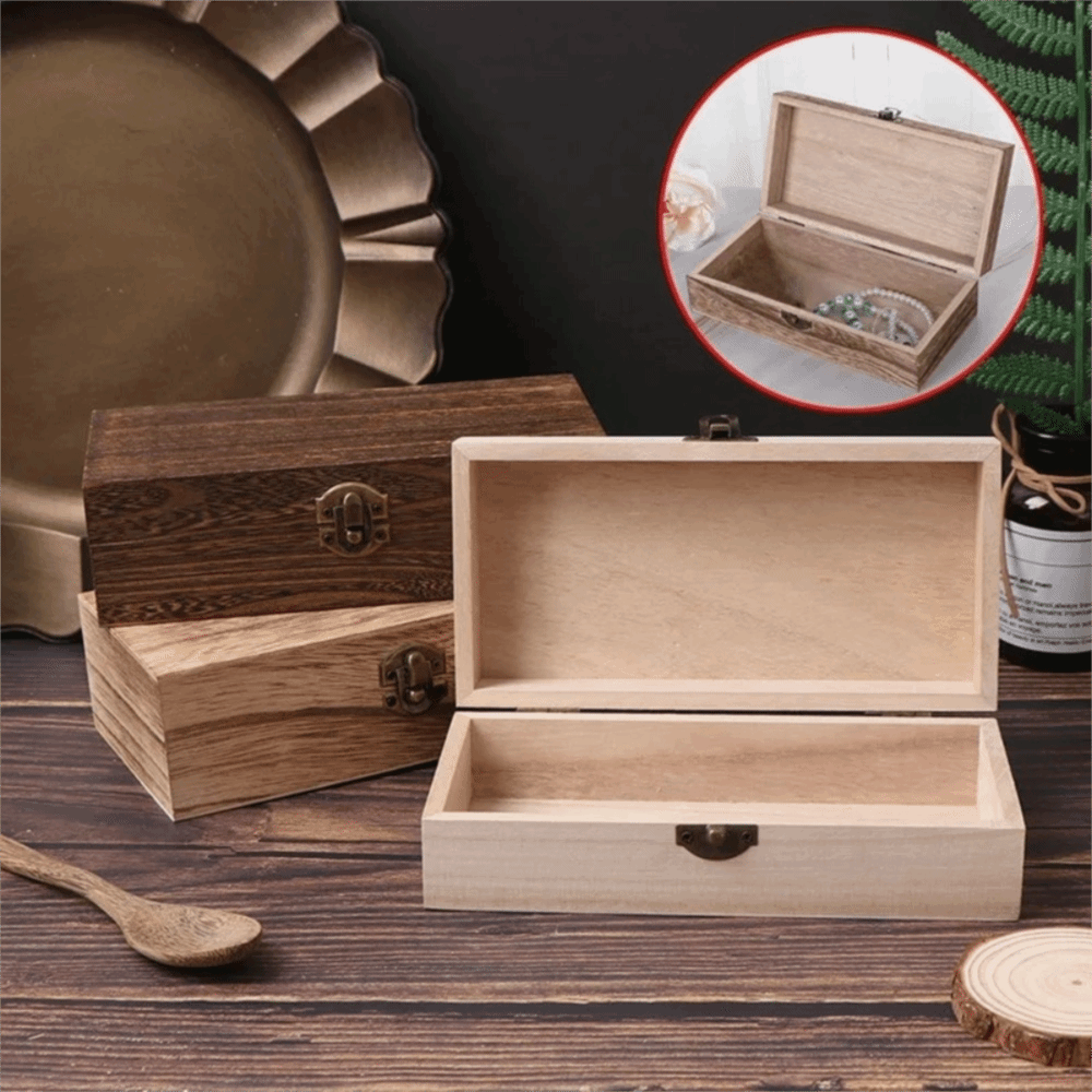 Kotak Kemasan Hadiah Kayu Serb - Vintage Collectible Show ulasan dan harga