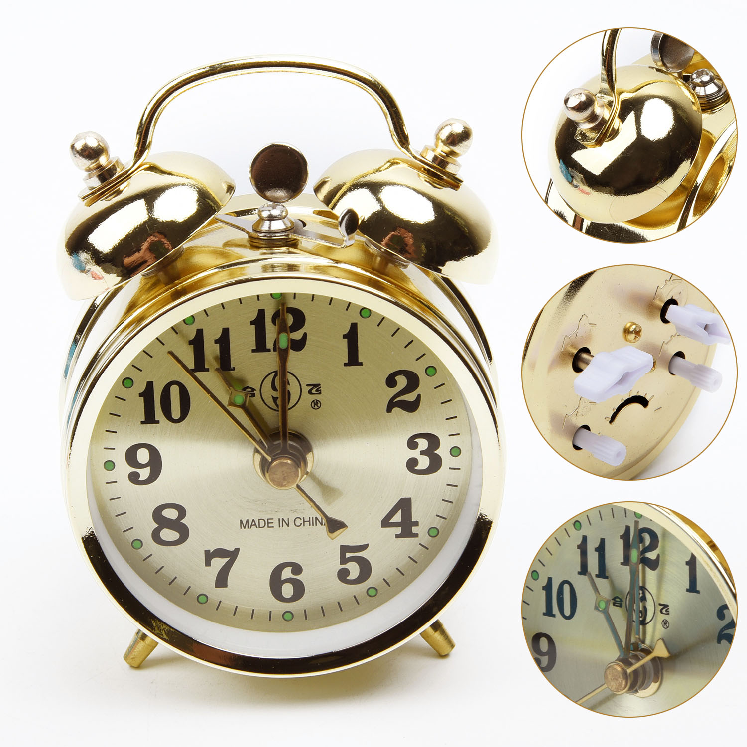 Horseshoe jam Alarm emas mekan - Vintage Collectible Show ulasan dan harga