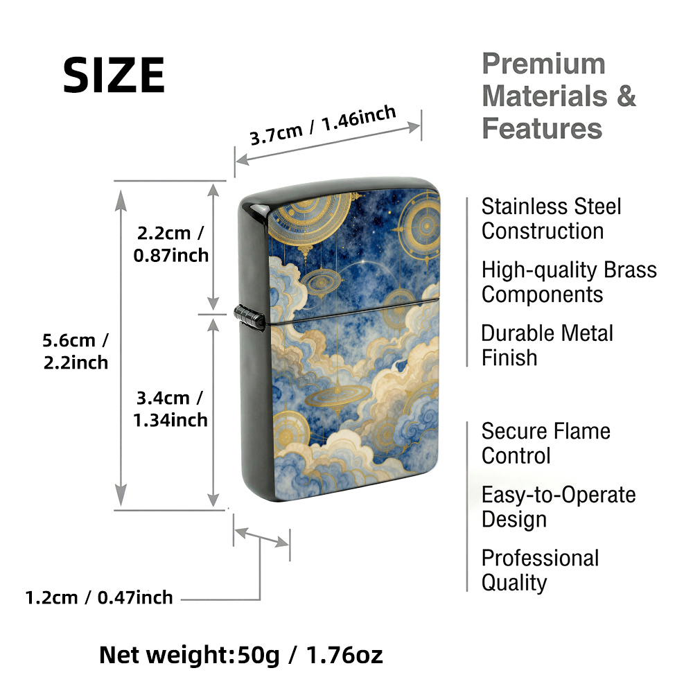 Pemantik Api Flip Top Motif Aw - Vintage Collectible Lighters ulasan dan harga